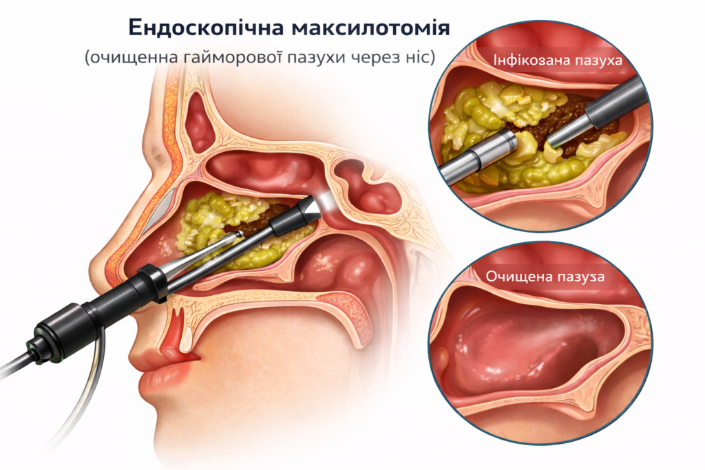 Ендоскопічна максилотомія